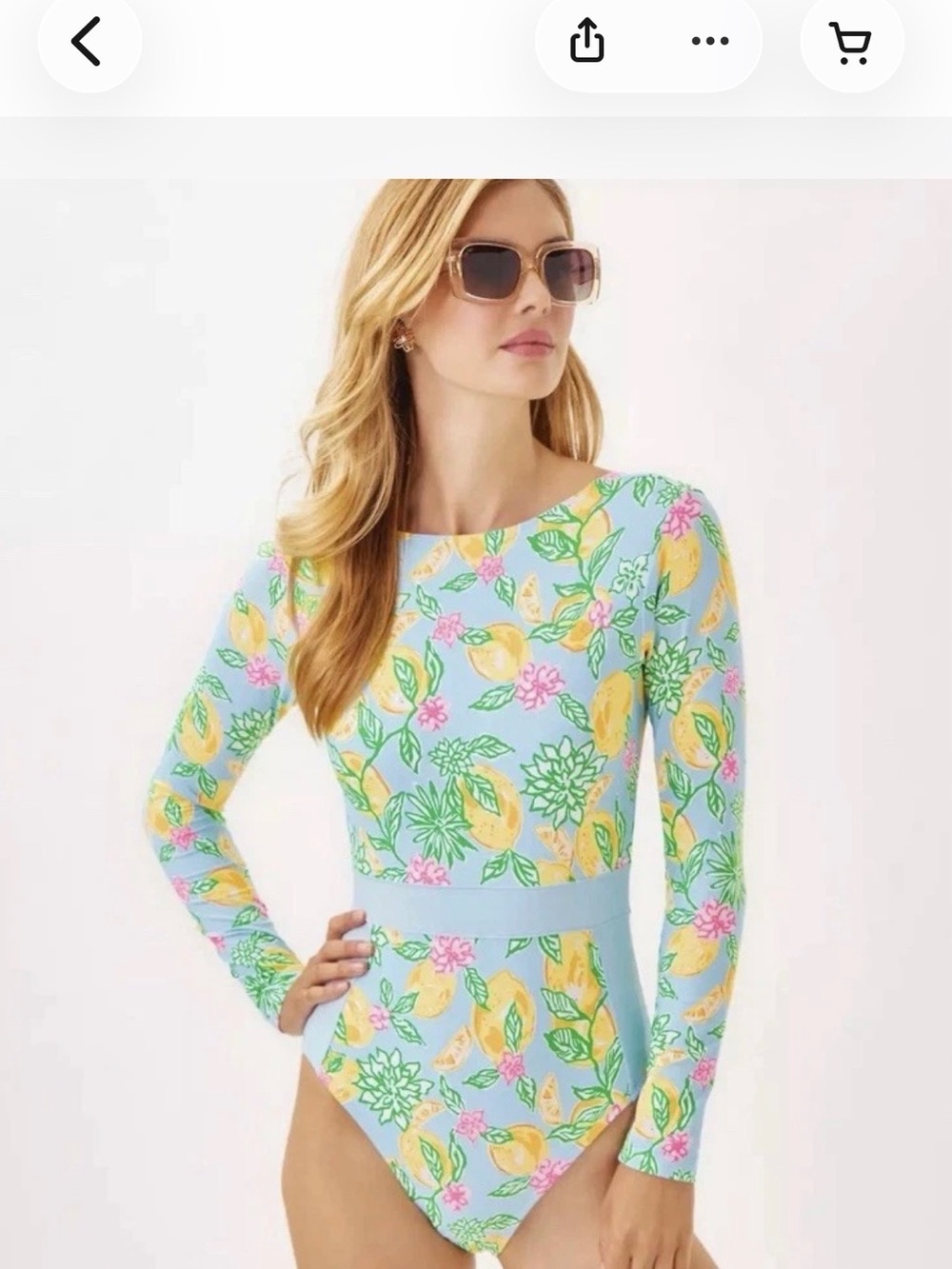 Lilly Pulitzer rash guard swimsuit